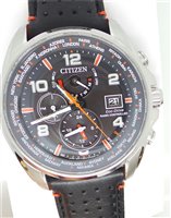 Armbanduhr Citizen Herr Eco Drive in Stahl AT9030-04E - AT9030-04E